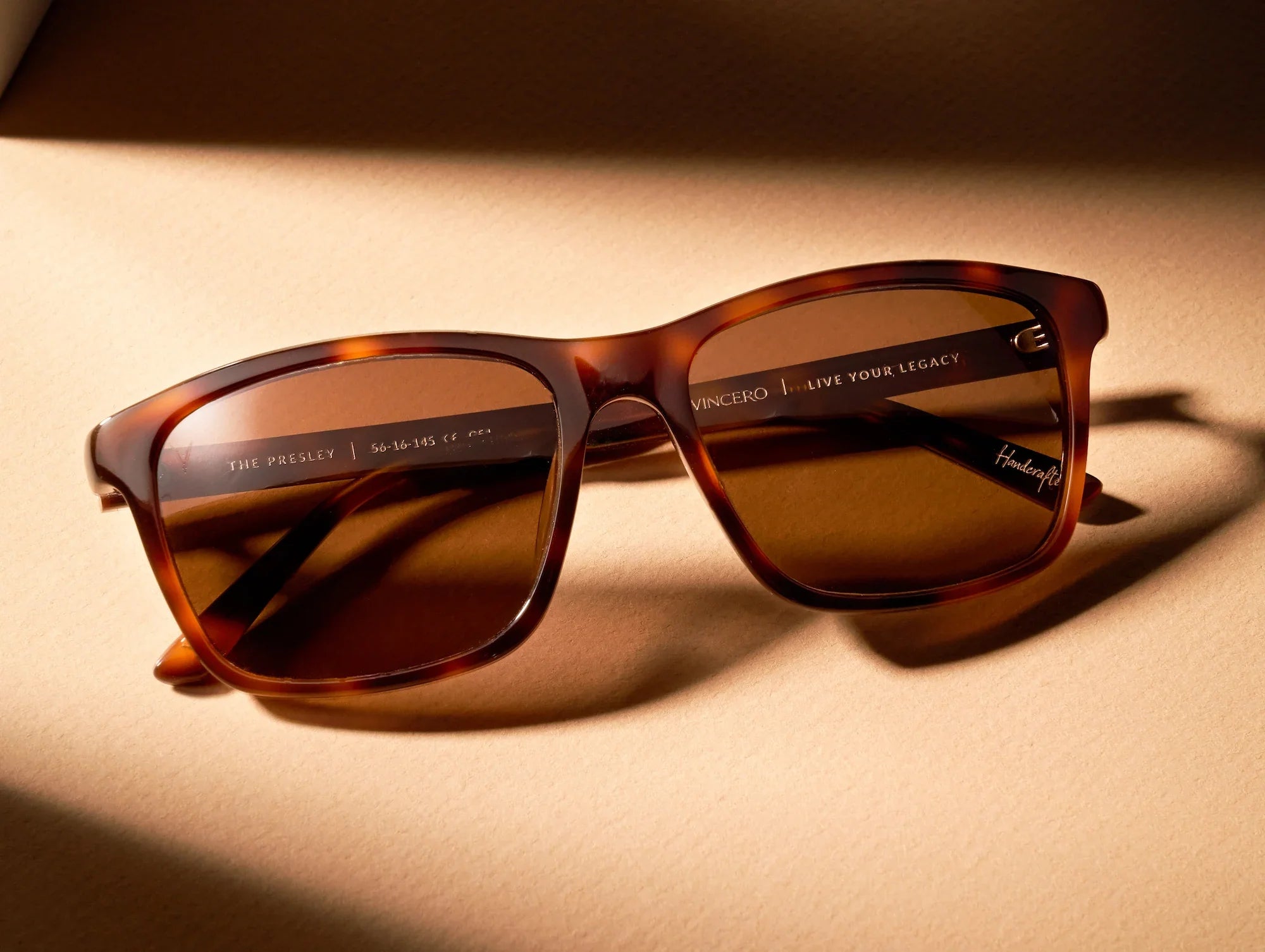 Presley Lightweight Acetate Sunglasses in Rye Tort
