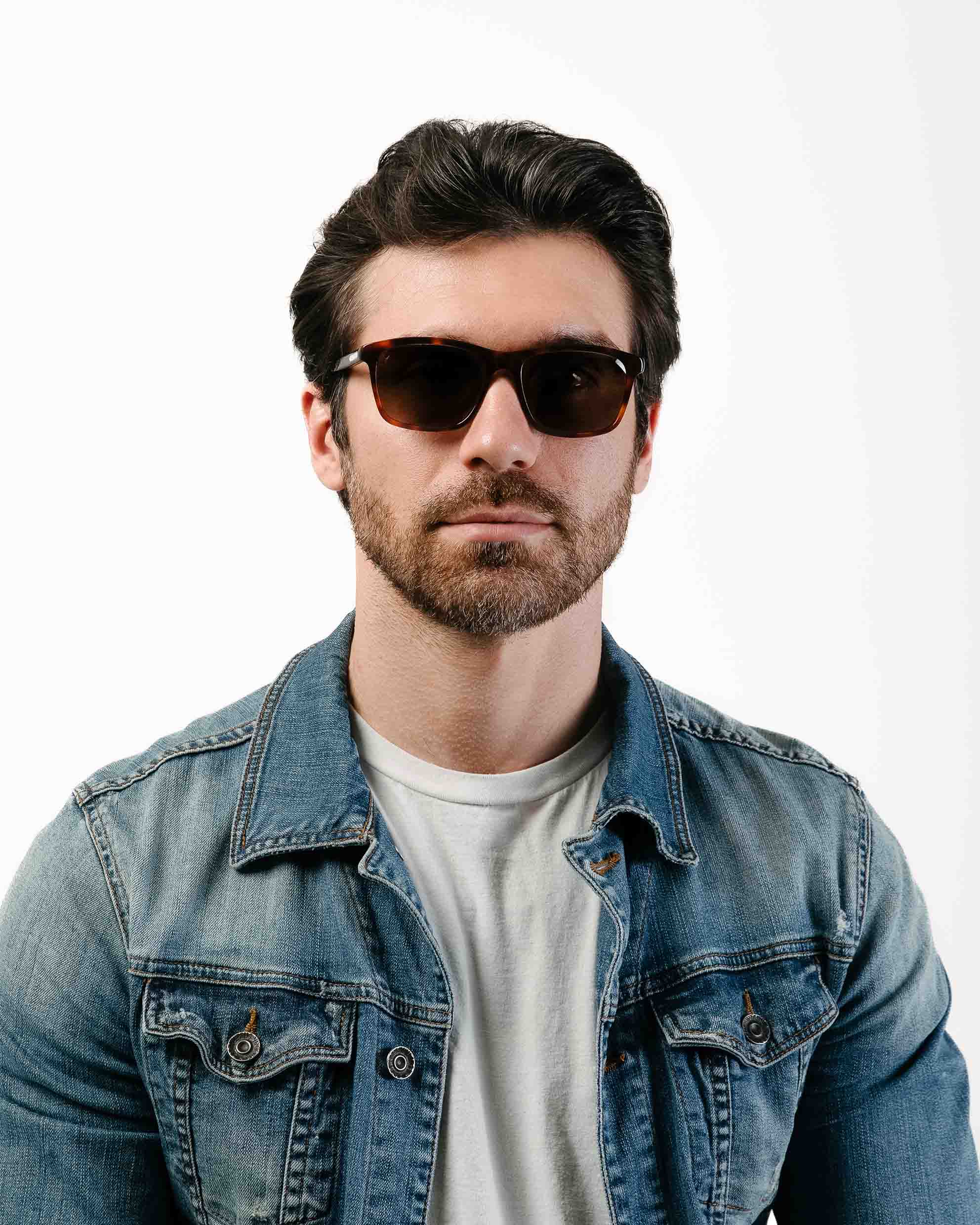 Presley Lightweight Acetate Sunglasses in Rye Tort