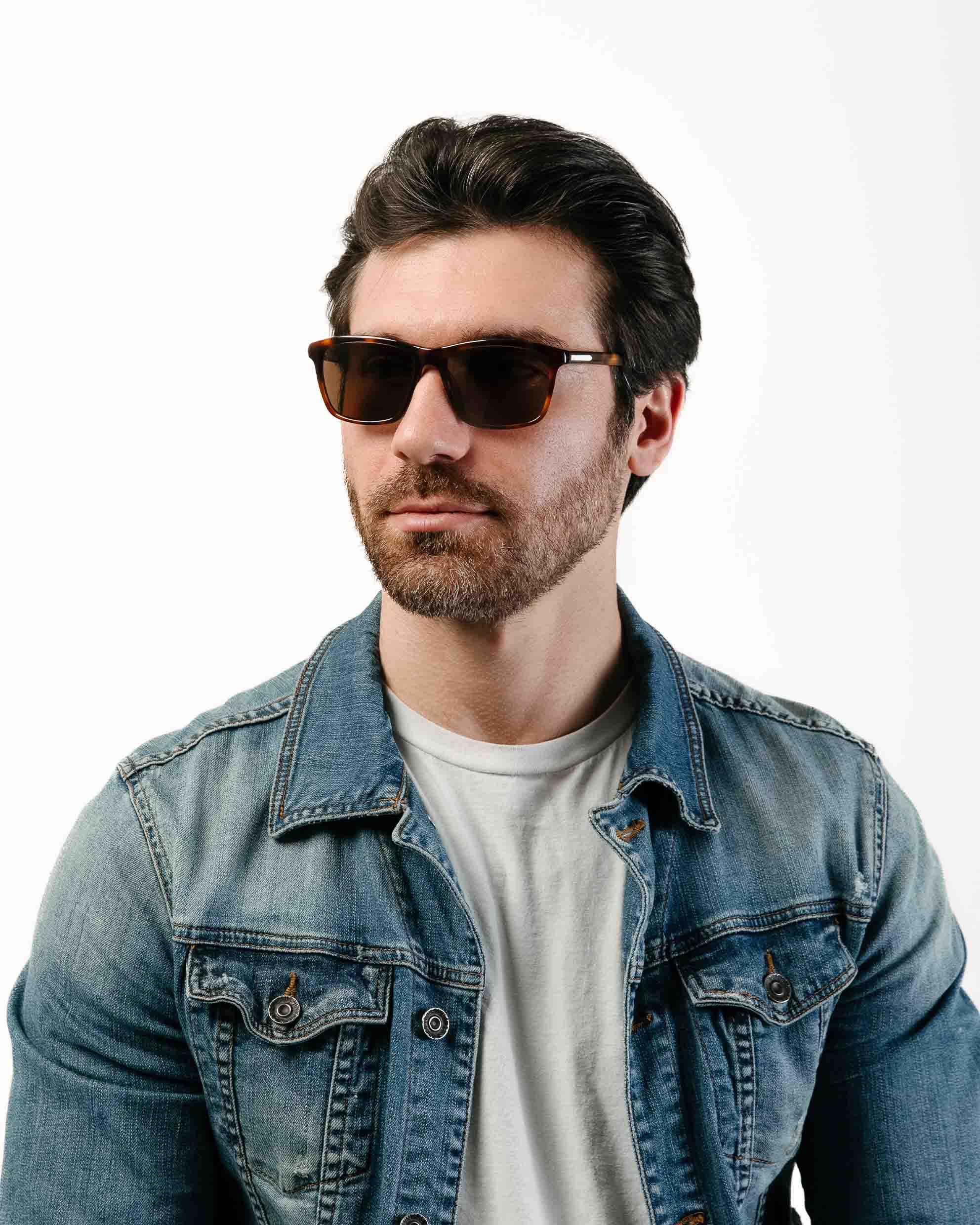 Presley Lightweight Acetate Sunglasses in Rye Tort
