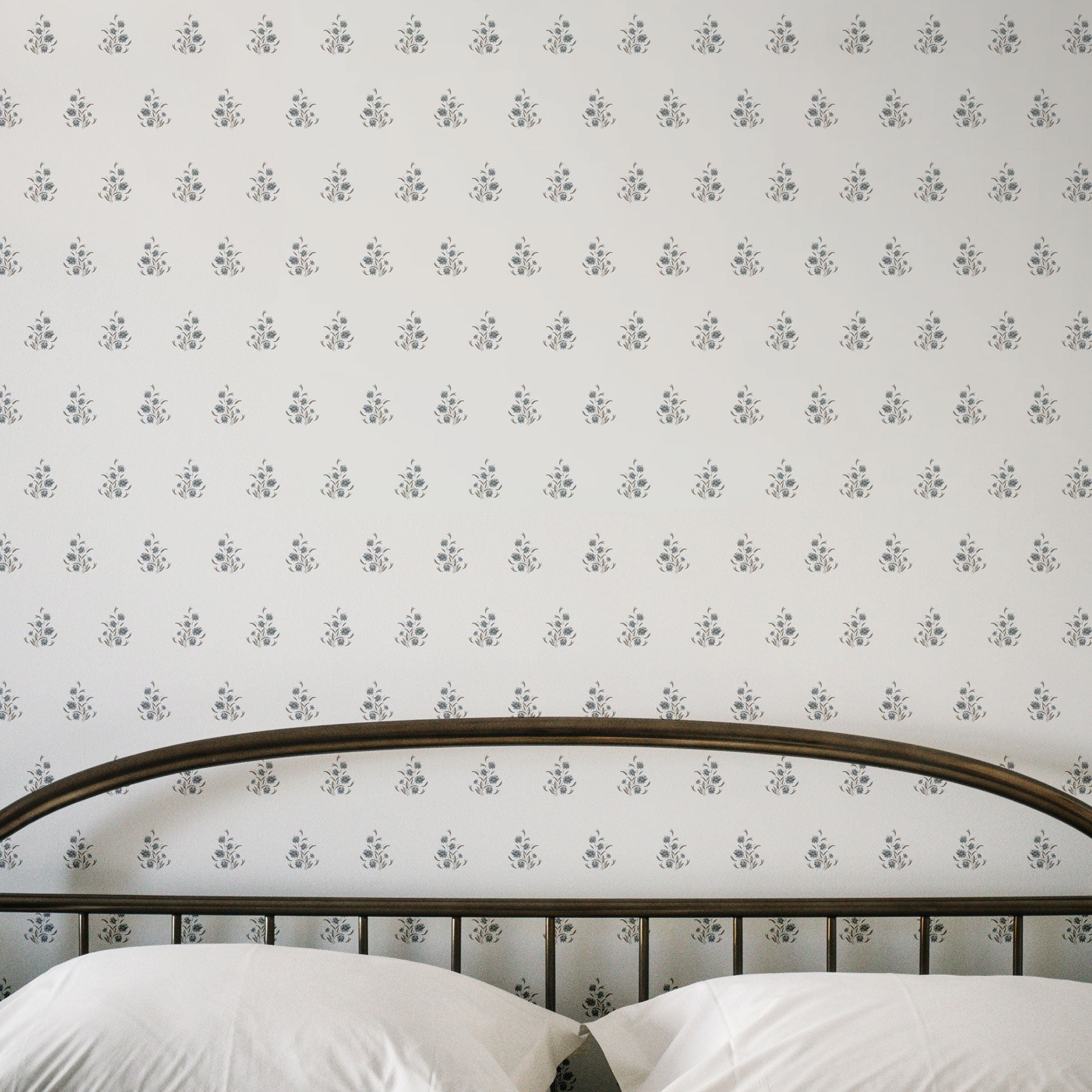 Vintage Floral Wallpaper, Traditional Cottagecore Wall Decor