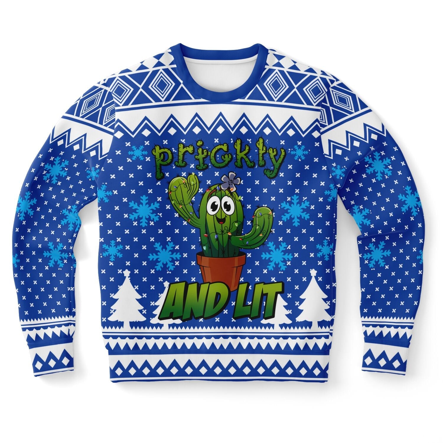 Prickly and Lit Christmas Sweatshirt
