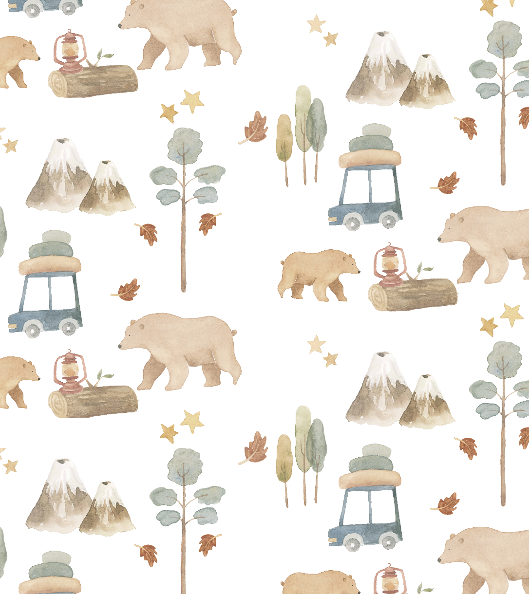 Forest Adventure Pima Baby Blanket