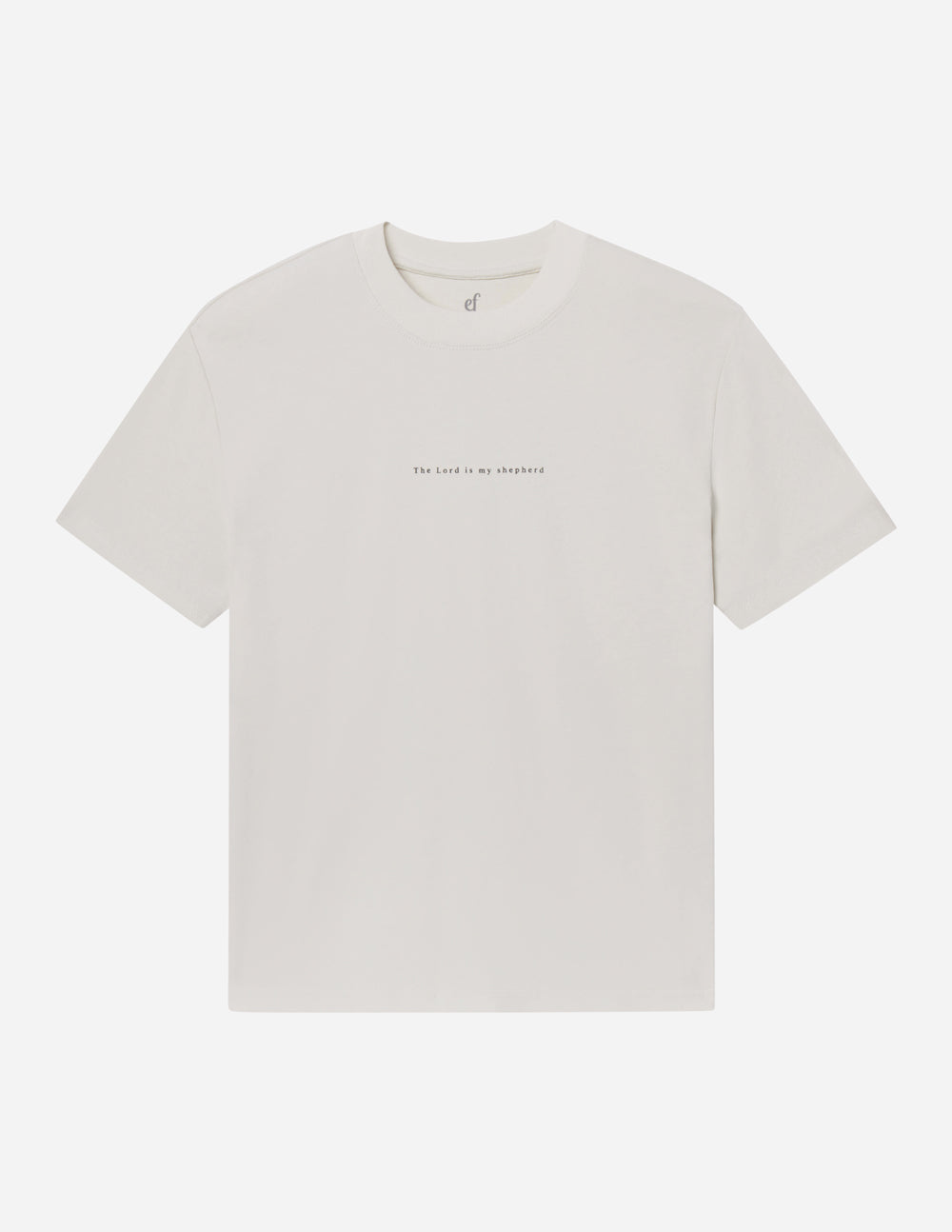 Psalm 23 Unisex Tee in Off-White and Black