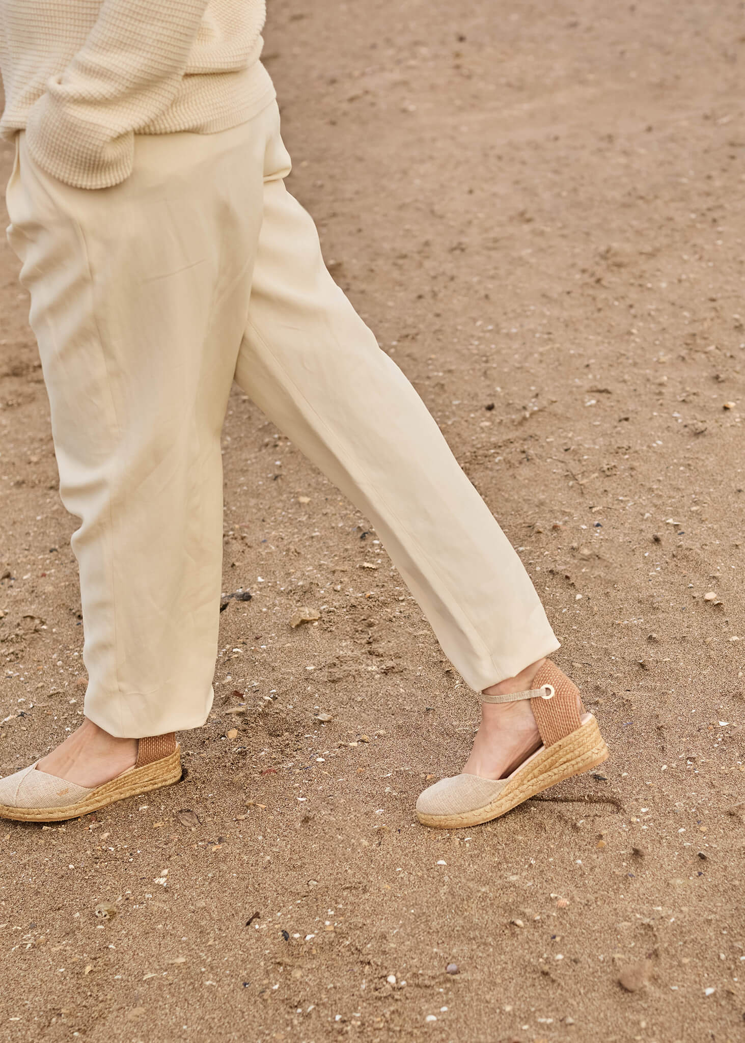 Pubol Premium Fabrics Canvas Espadrille Wedges