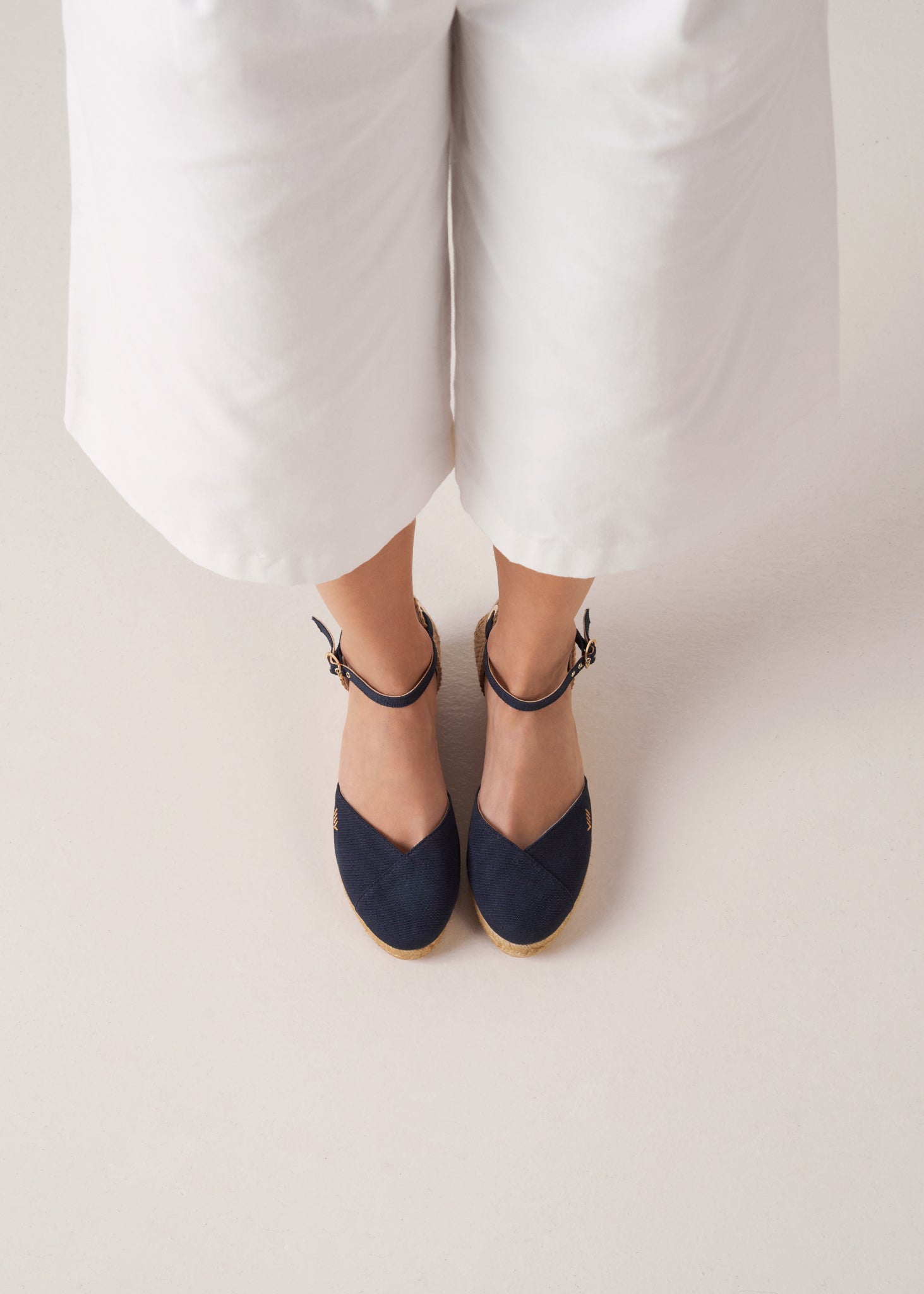 Pubol Canvas Espadrille Wedges