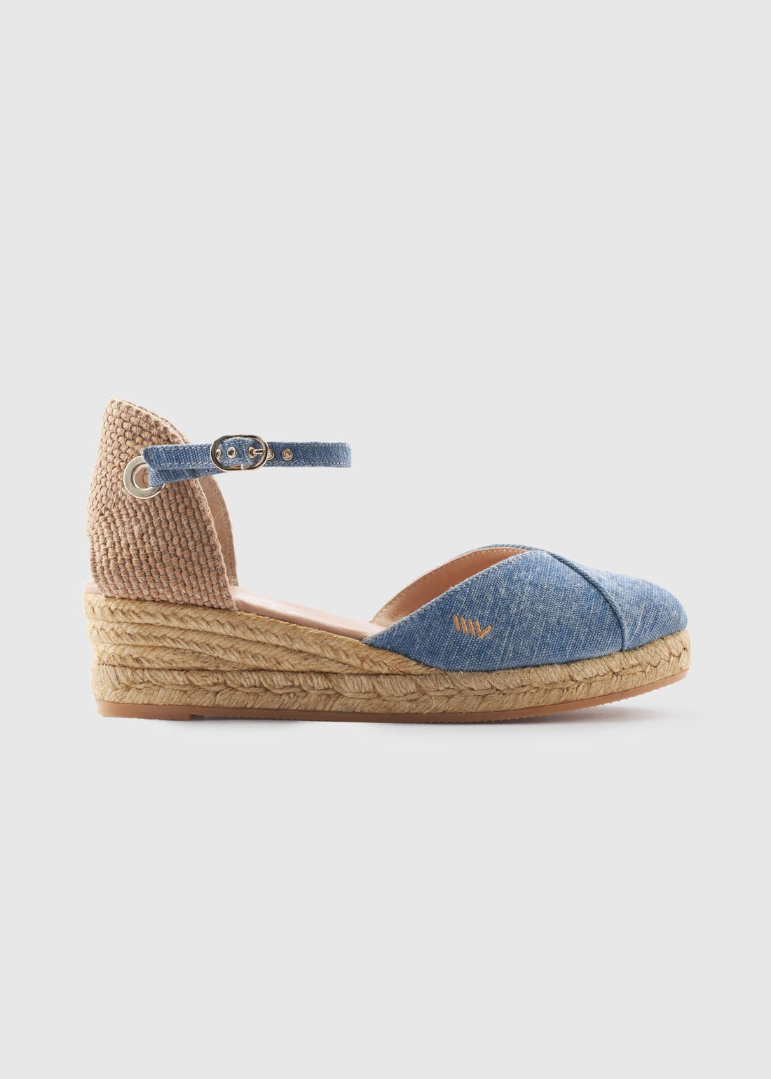 Pubol Premium Fabrics Canvas Espadrille Wedges