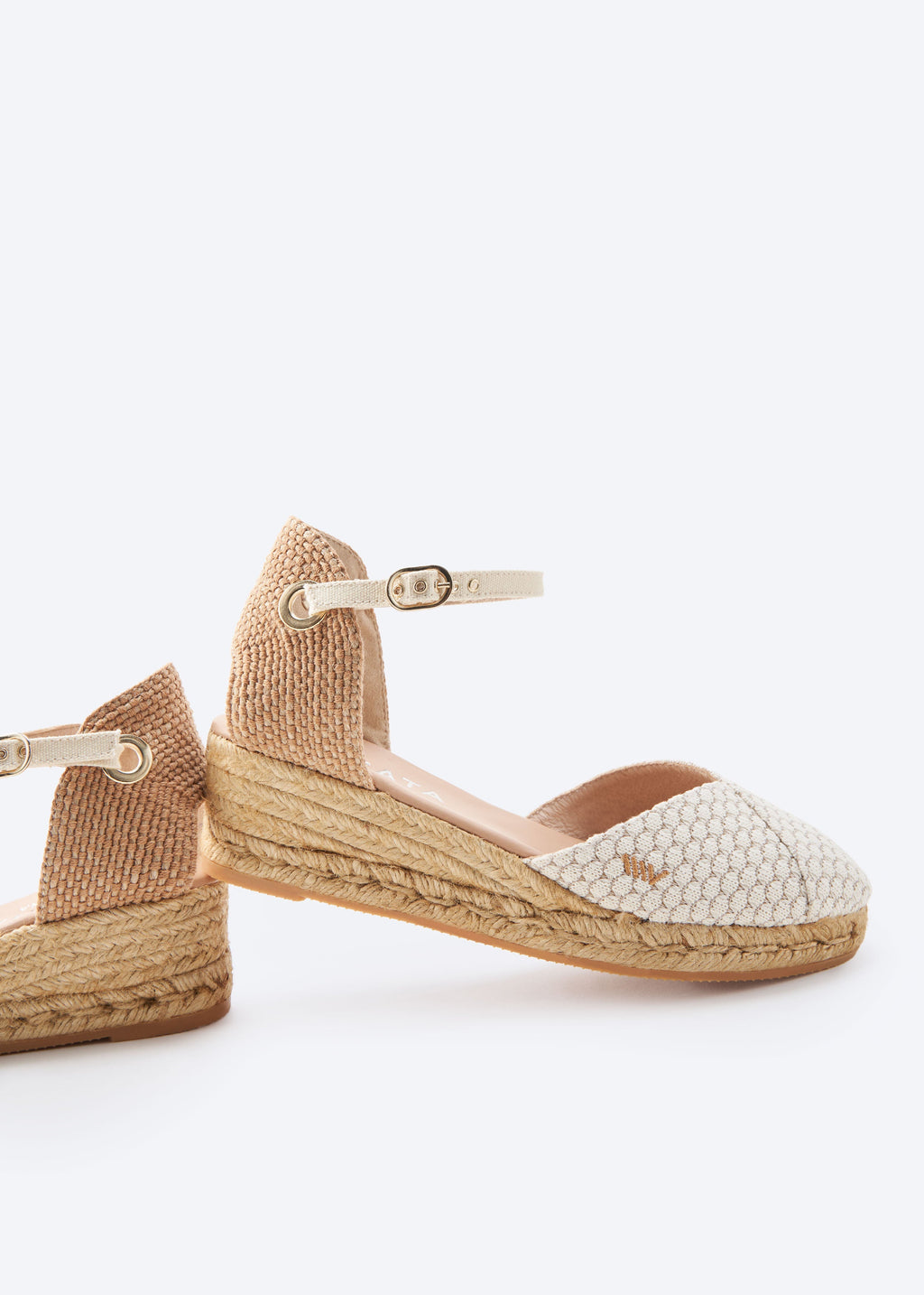 Pubol Premium Fabrics Canvas Espadrille Wedges