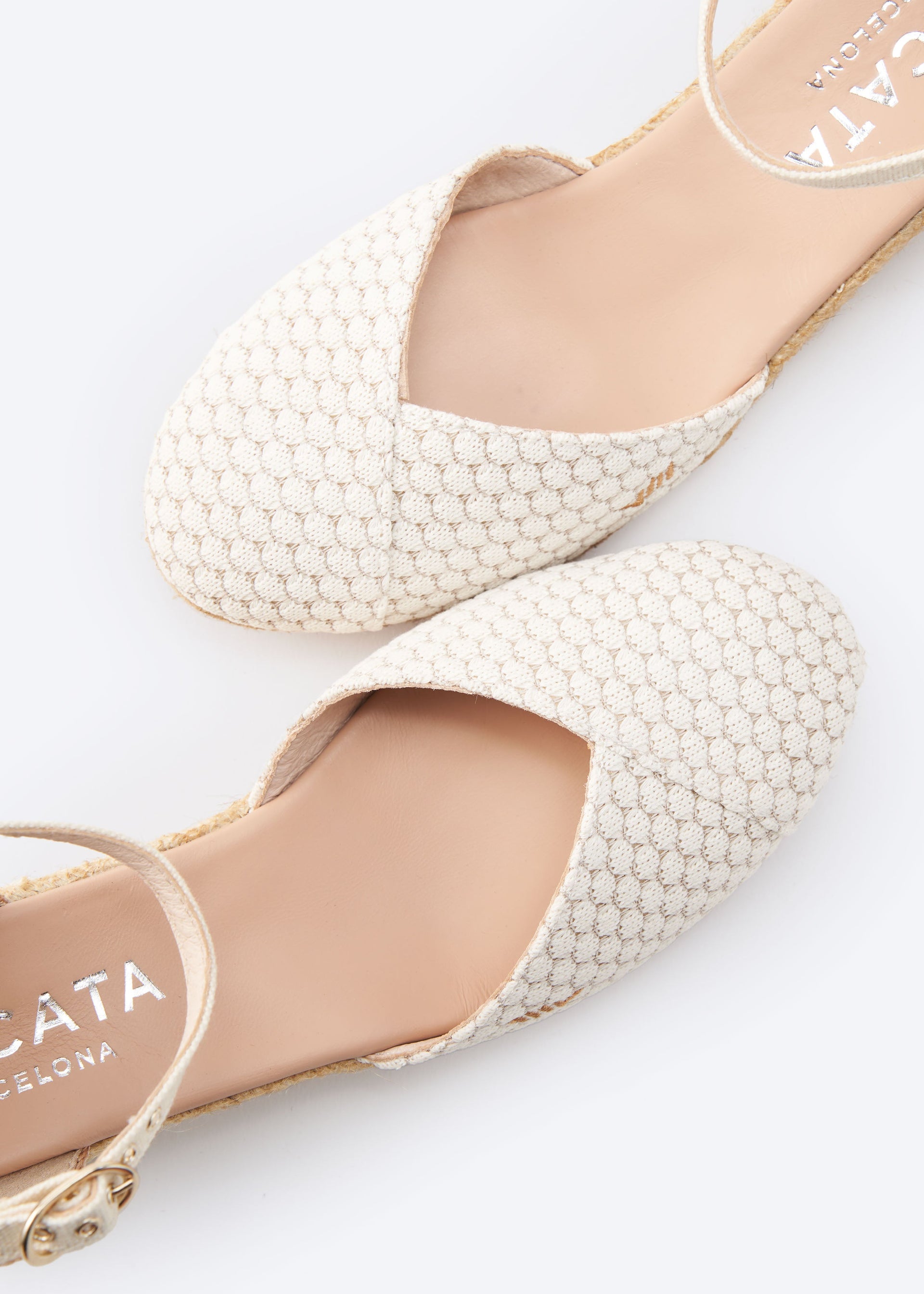 Pubol Premium Fabrics Canvas Espadrille Wedges