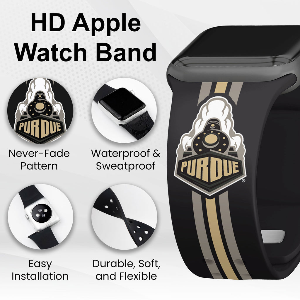 Purdue Boilermakers HD Apple Watch Band