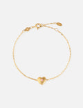 Close-up view of the Pure in Heart Link Bracelet featuring a refined link design and adjustable fit.