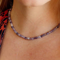 Lilac Veda Beaded Necklace