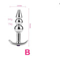 Metal Anal Toy Set for Adult Pleasure and Exploration
