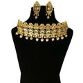 Premium handcrafted gold-plated Kundan necklace set