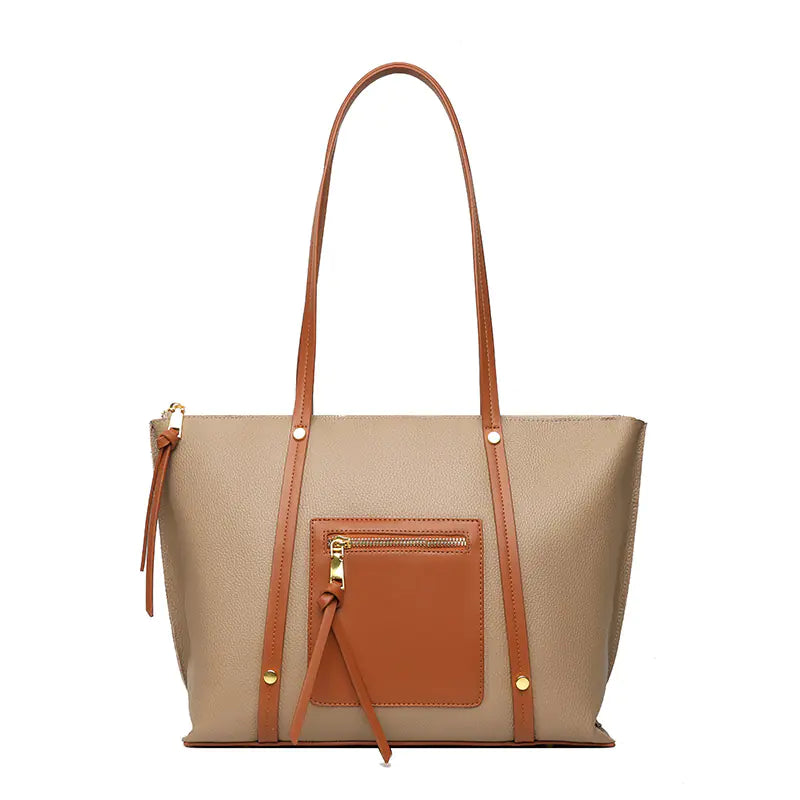 Large Capacity Leather Tote Bag for Women Fashion