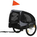 Dog Bike Trailer, Pet Stroller with Wheels for Medium Dogs