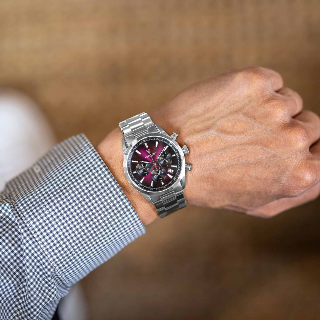 Chrono Limited Edition Quasar Watch with Precise Stainless Steel