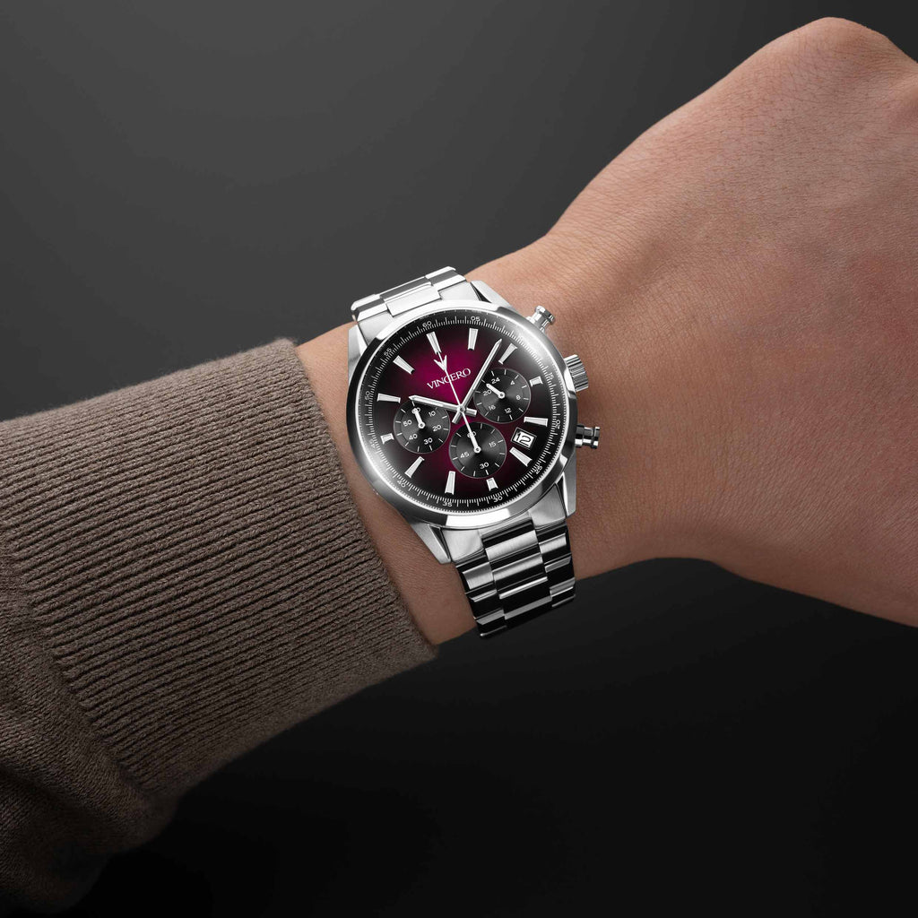 Chrono Limited Edition Quasar Watch with Precise Stainless Steel
