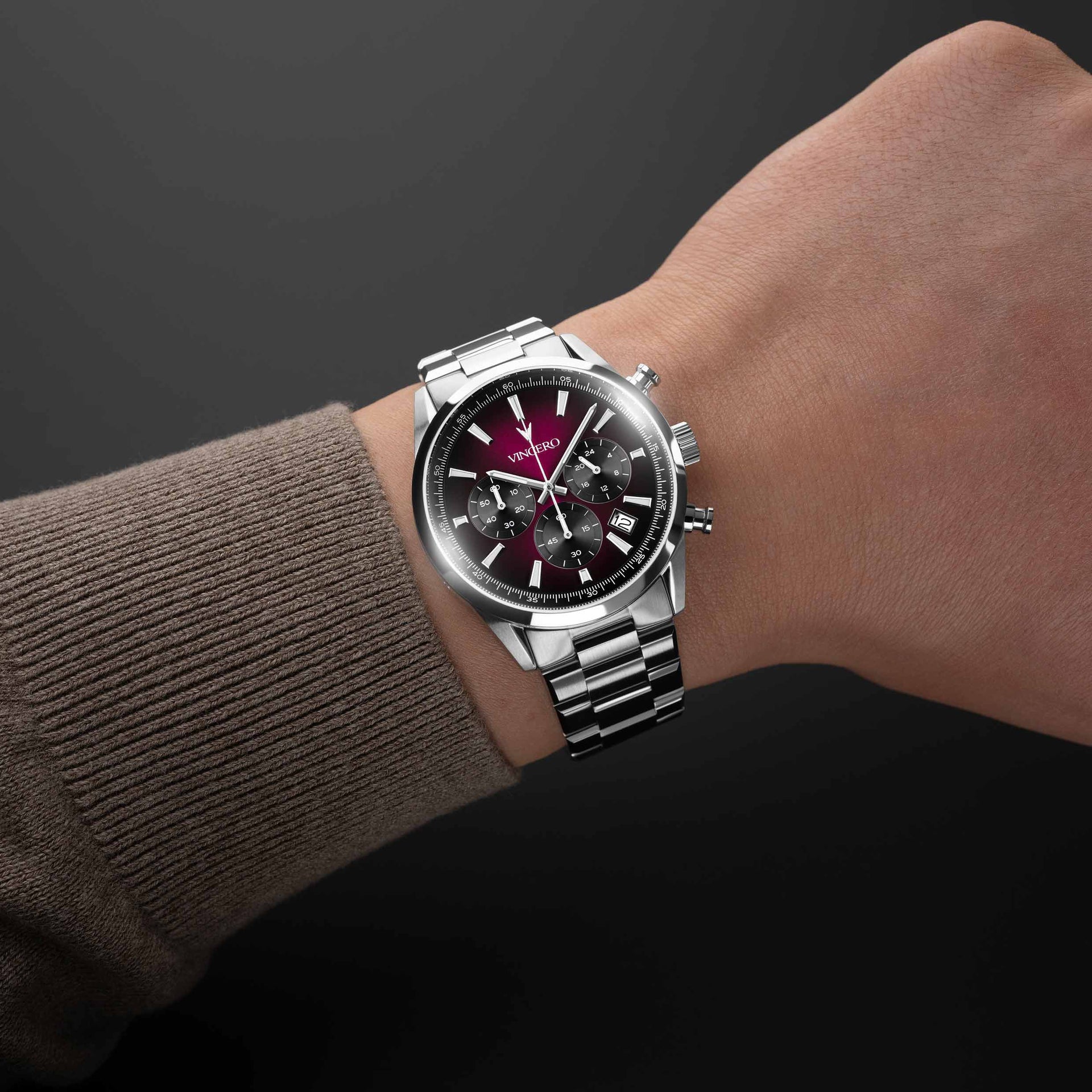 Chrono Limited Edition Quasar Watch with Precise Stainless Steel