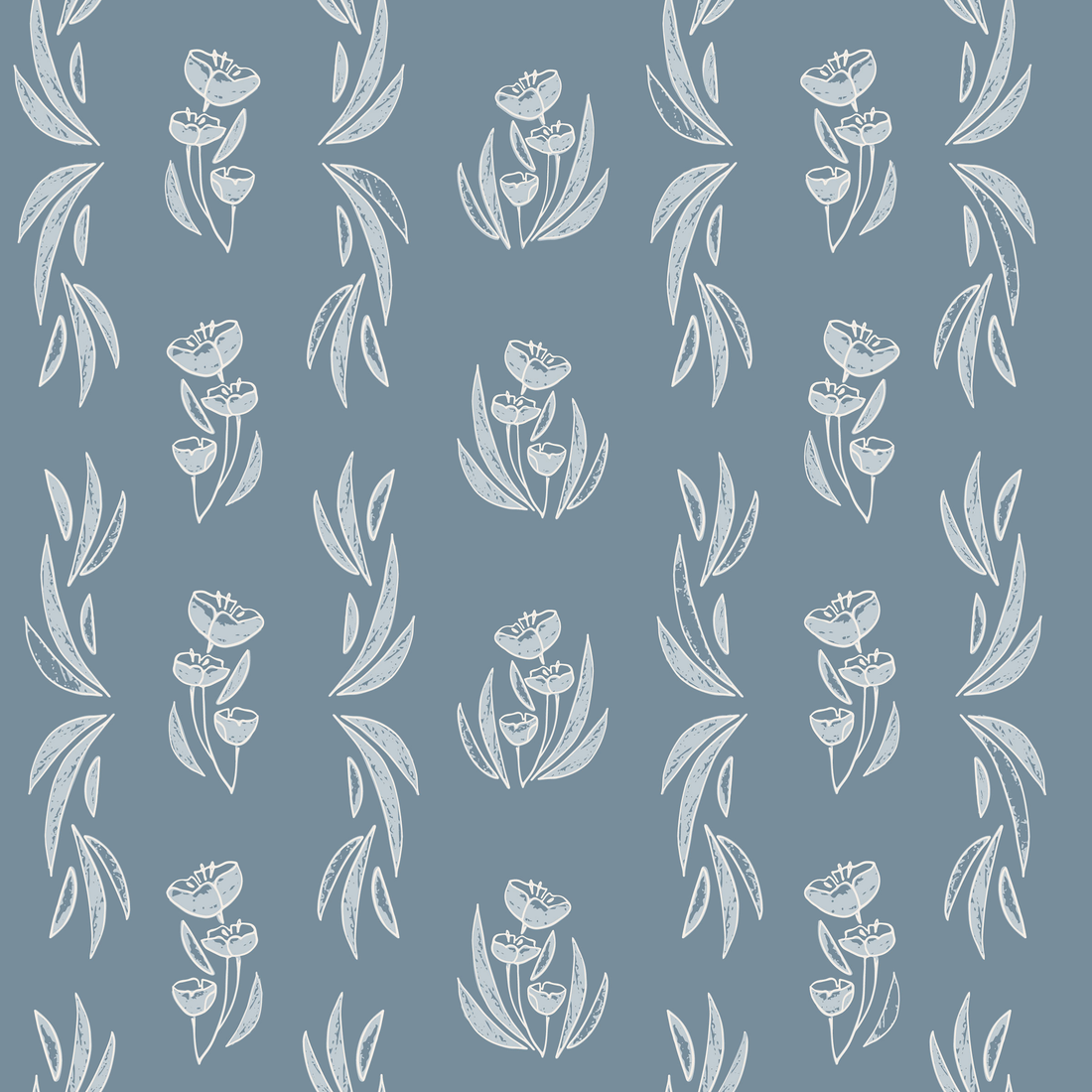 Ambrose Botanical Blush Pink and Gold Removable Wallpaper