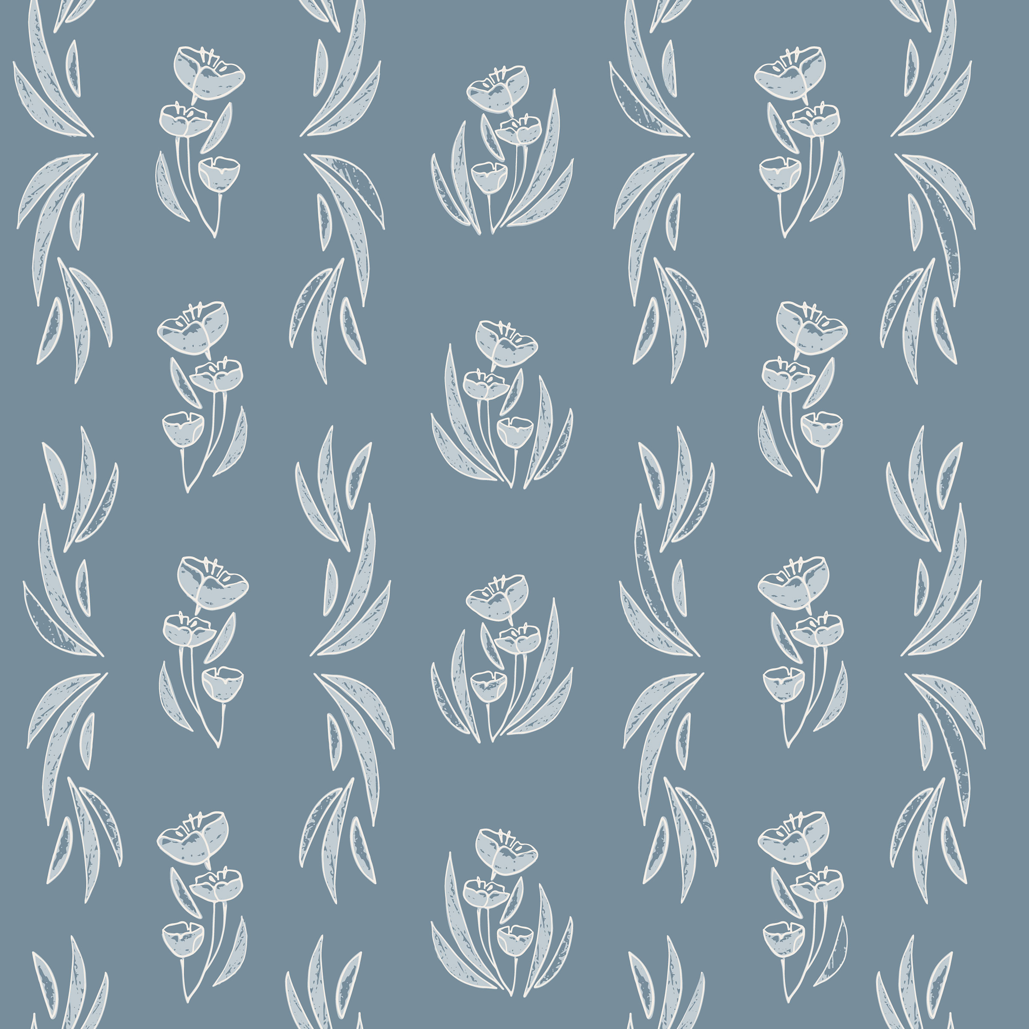 Ambrose Botanical Blush Pink and Gold Removable Wallpaper