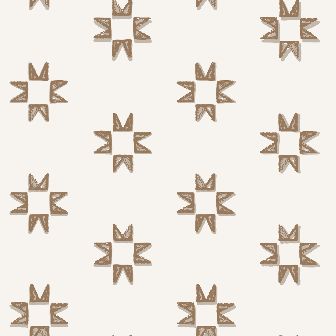 Iris Geometric Wallpaper in Light-Blue and Dark-Blue