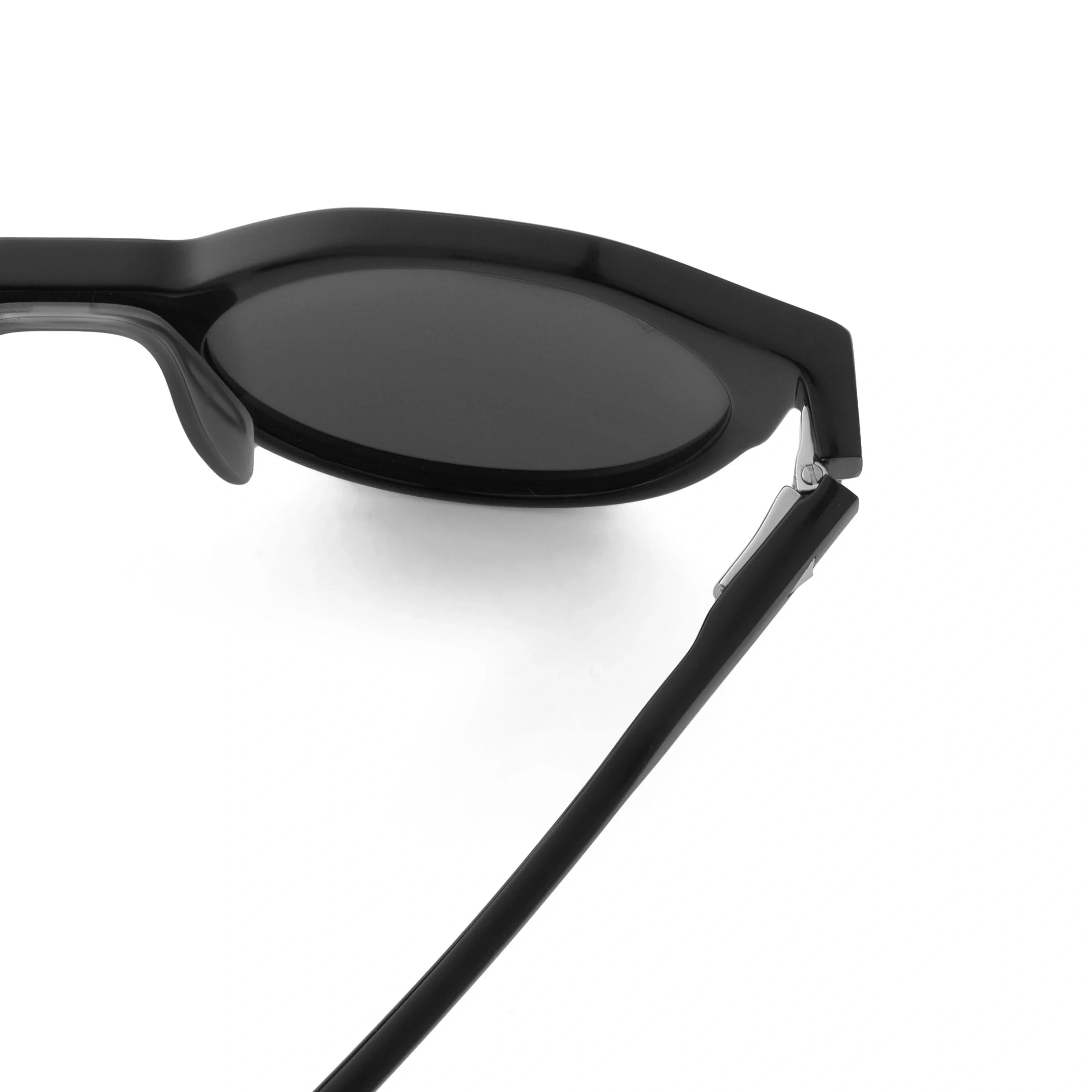 The Quincy Sunglasses - Black Mirror Premium Acetate Frame