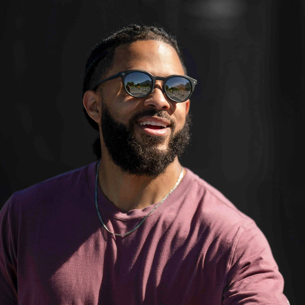 The Quincy Sunglasses - Black Mirror Premium Acetate Frame