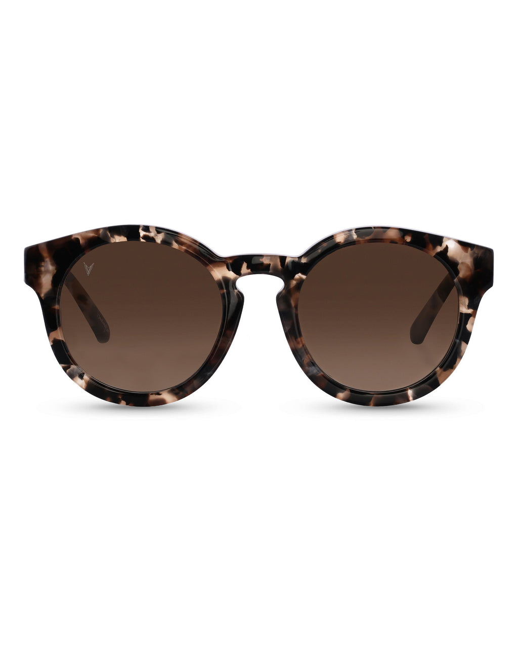 The Quinn Brown Pearl Polarized Sunglasses with Italian Acetate