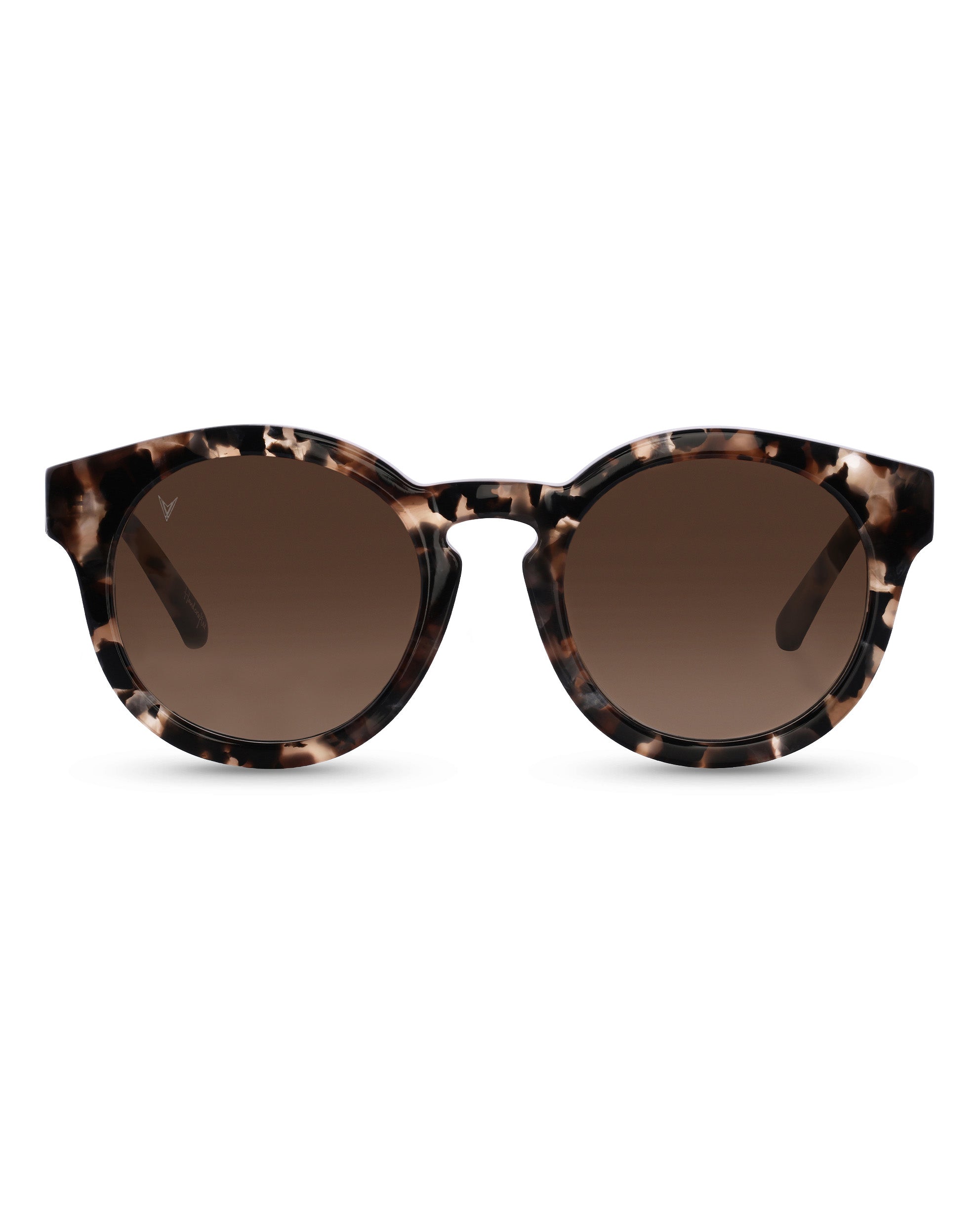 The Quinn Brown Pearl Polarized Sunglasses with Italian Acetate