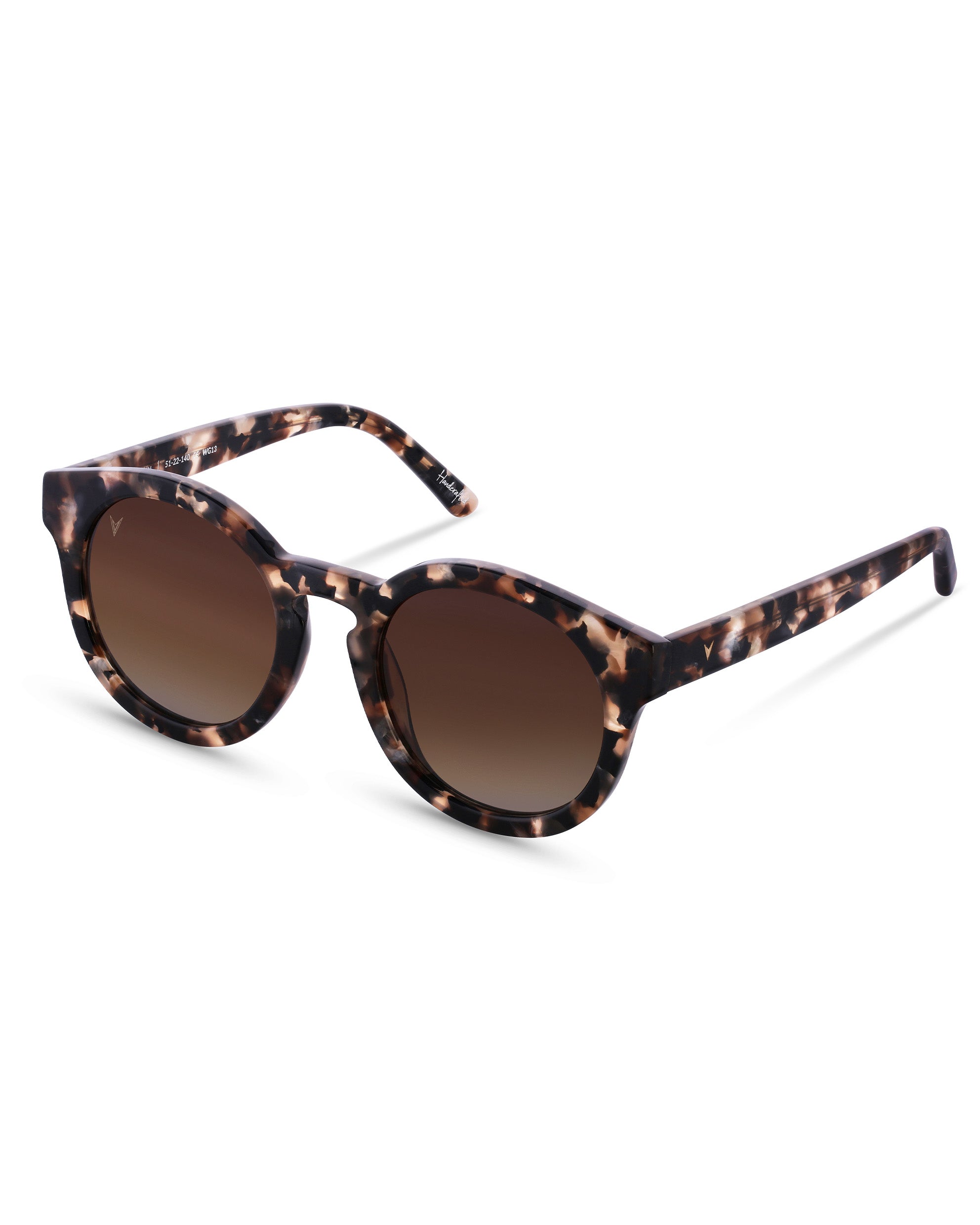 The Quinn Brown Pearl Polarized Sunglasses with Italian Acetate