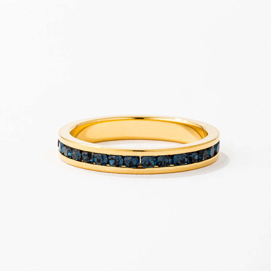 Tessa Montana Blue Crystal Eternity Band