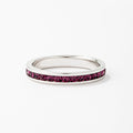 Tessa Amethyst Crystal Eternity Band