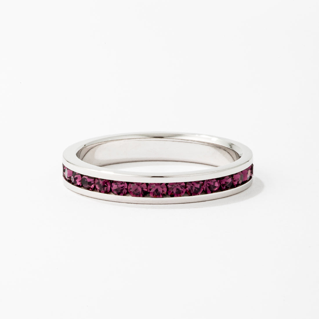 Tessa Amethyst Crystal Eternity Band