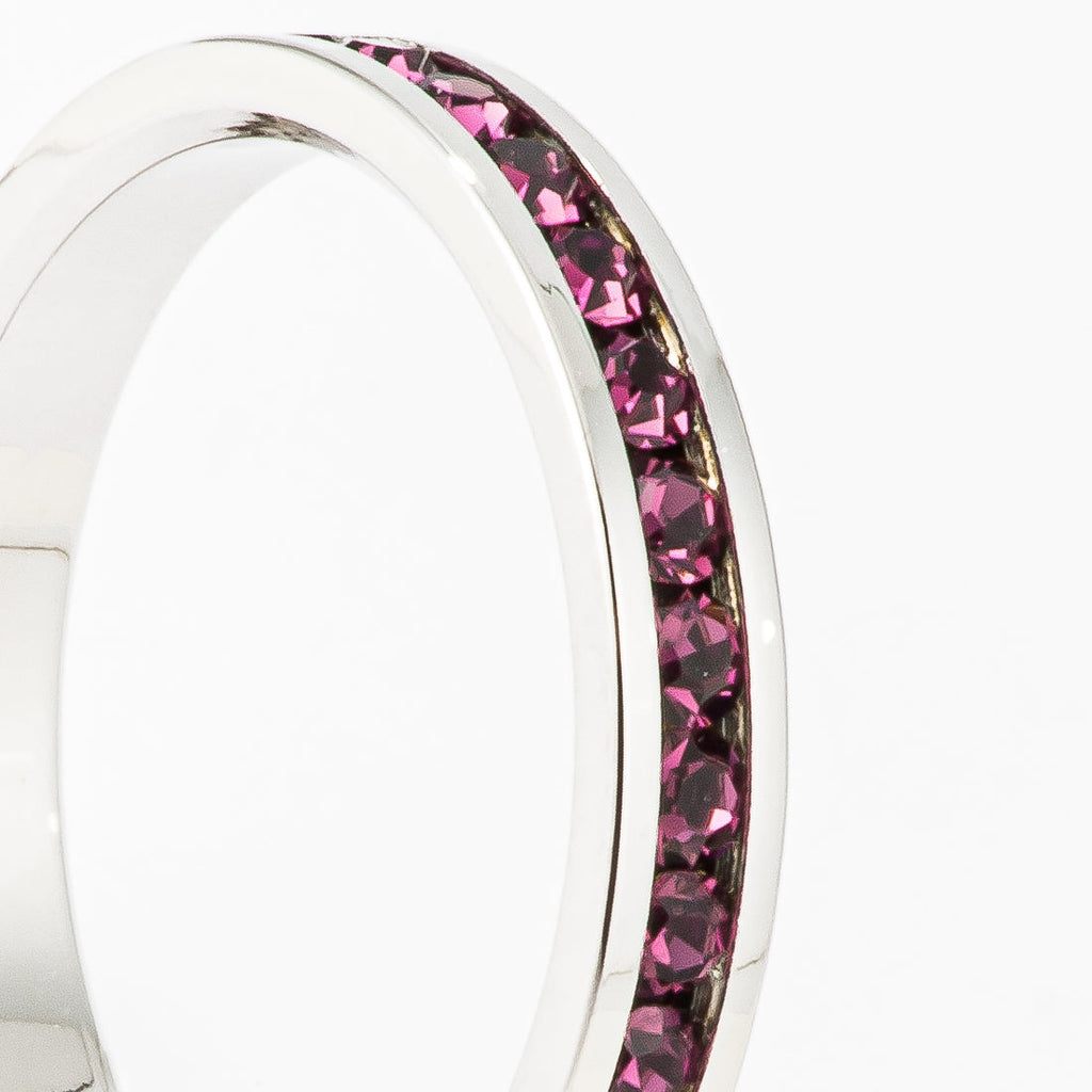 Tessa Amethyst Crystal Eternity Band