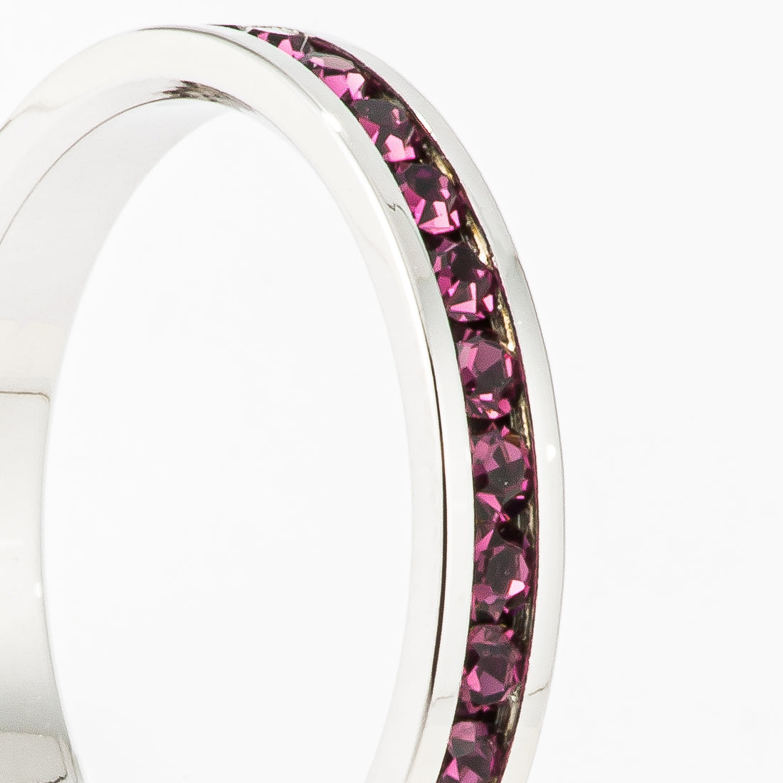 Tessa Amethyst Crystal Eternity Band