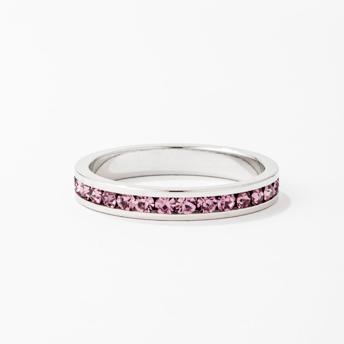 Tessa Lavender Crystal Eternity Band