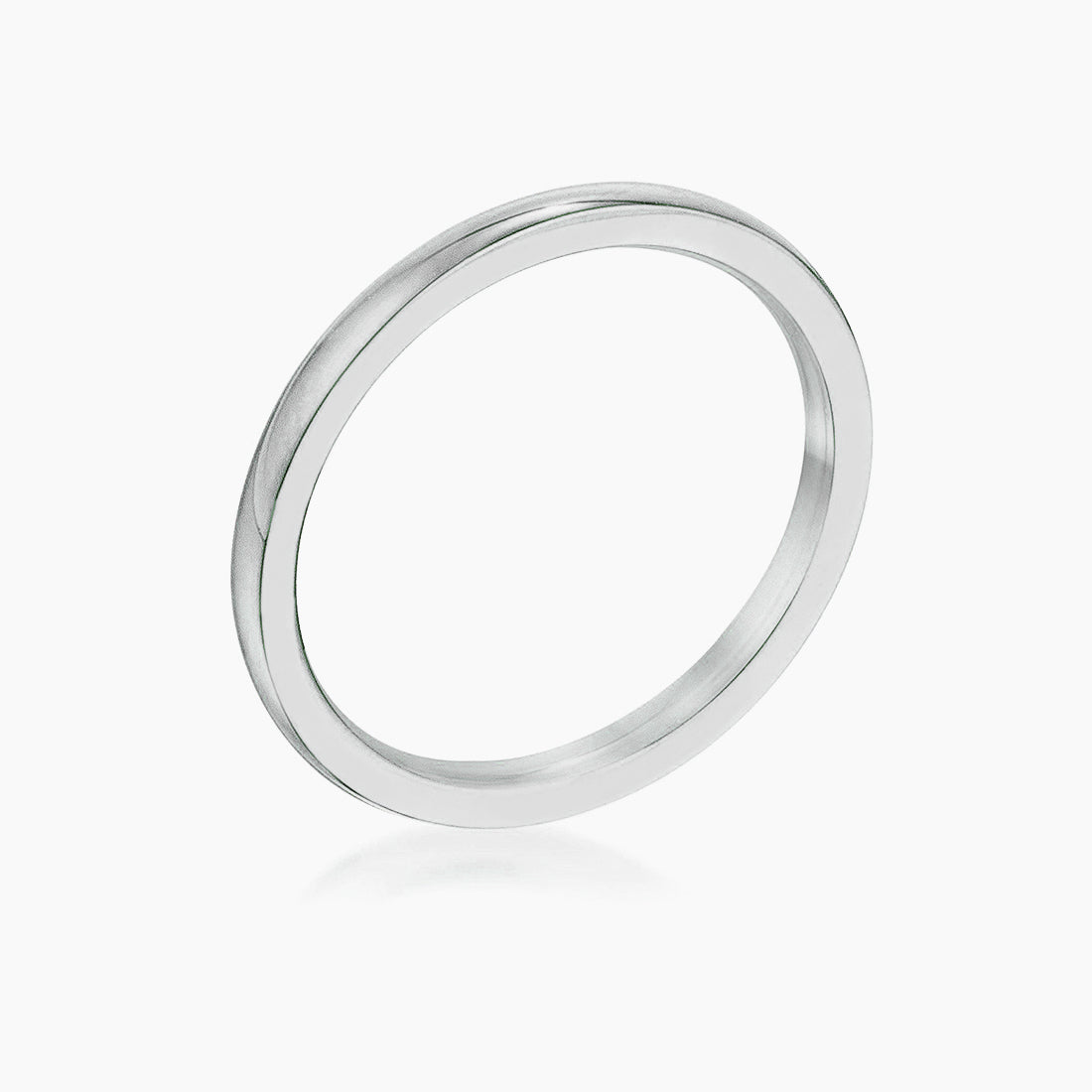 2 mm Stainless Steel Wedding Band