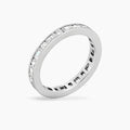Kinna 2.5ct CZ White Gold Rhodium Eternity Band