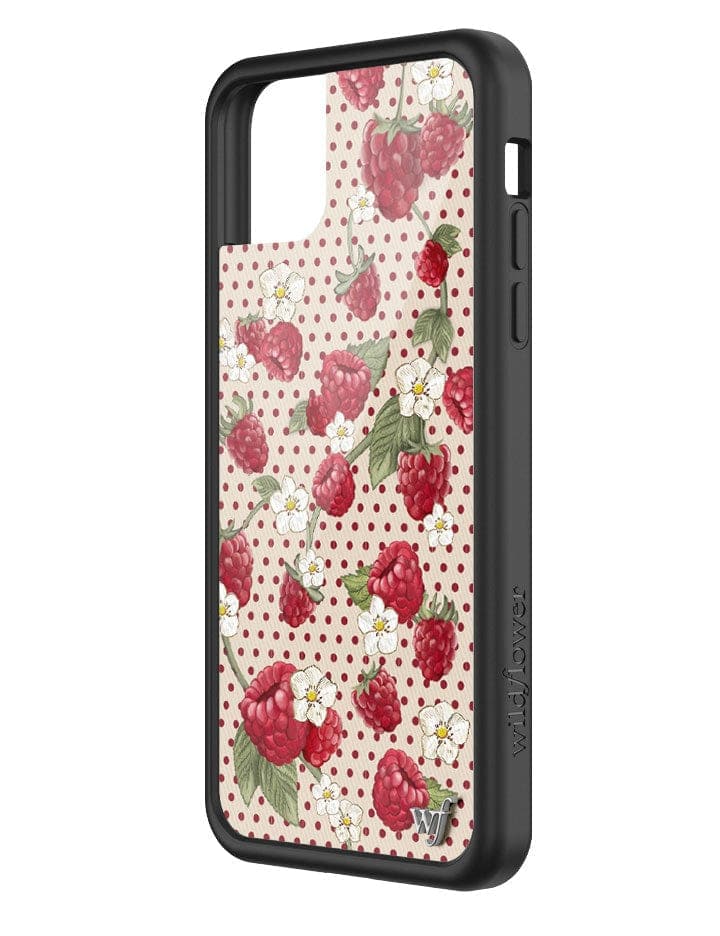 Raspberry Polka Dot iPhone Case