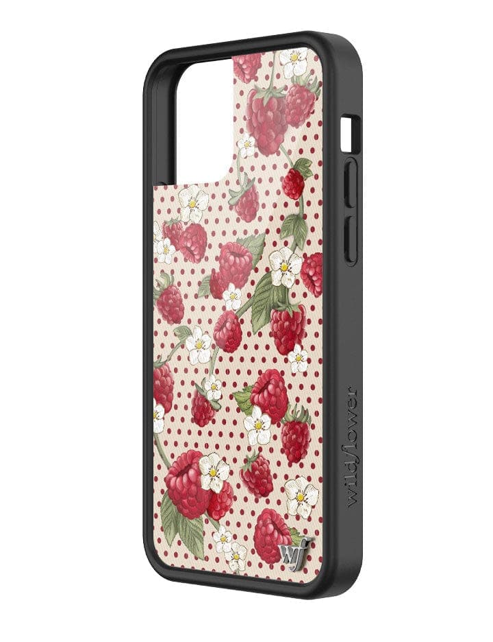 Raspberry Polka Dot iPhone Case