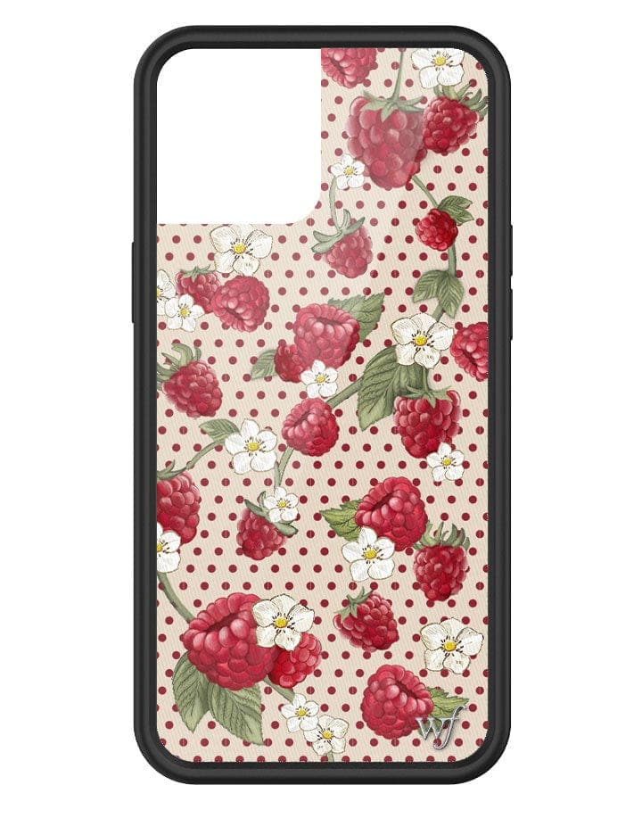 Raspberry Polka Dot iPhone Case