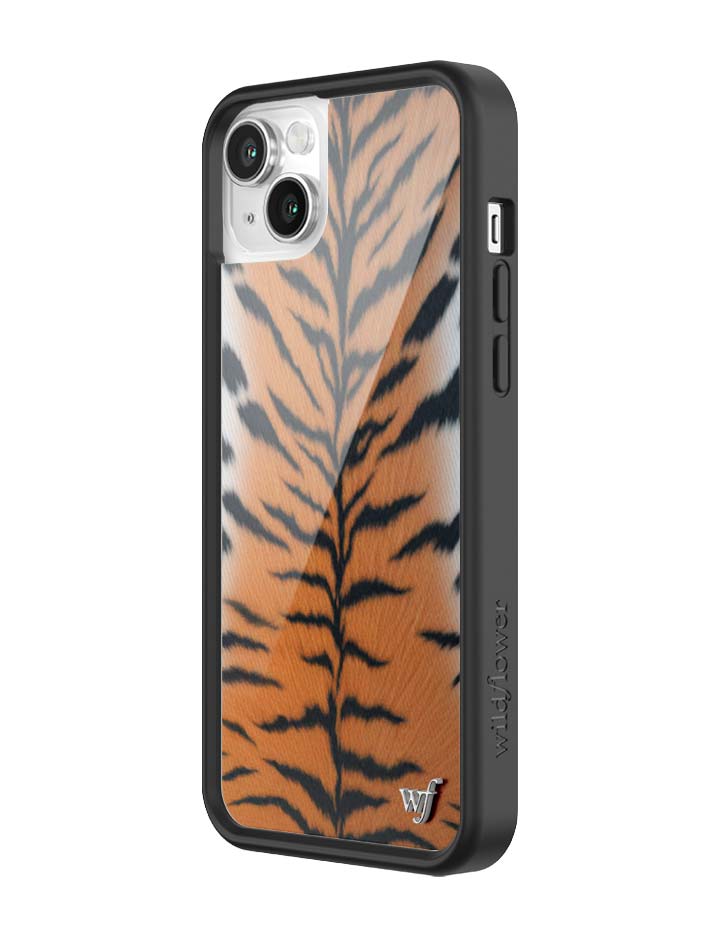 Rawr Tiger Print iPhone Case with Protective Black Bumper - Image 33