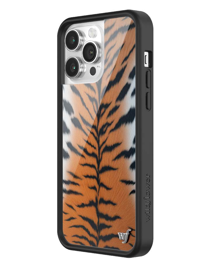 Rawr Tiger Print iPhone Case with Protective Black Bumper - Image 27