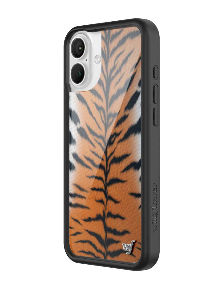Rawr Tiger Print iPhone Case with Protective Black Bumper - Image 13