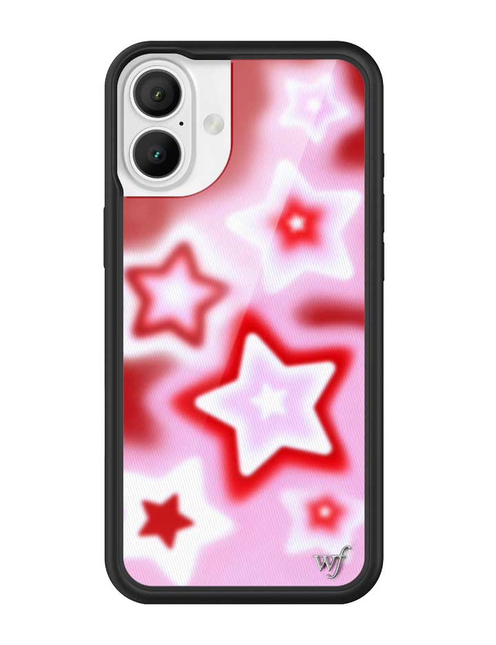 Dream Star Red iPhone Case with Pink Gradient Accents - Image 3
