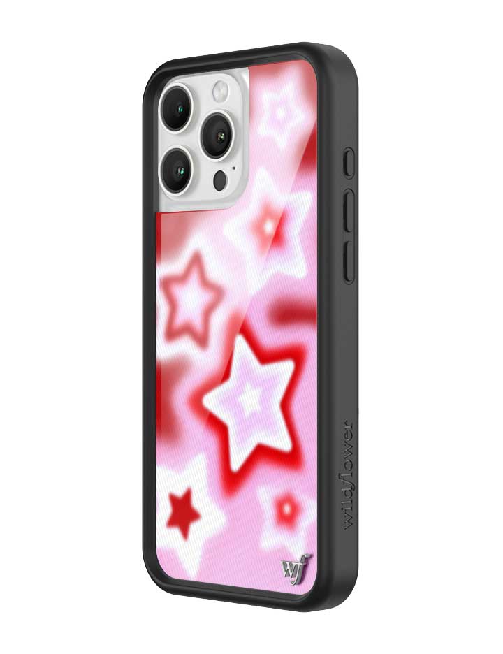 Dream Star Red iPhone Case with Pink Gradient Accents - Image 2