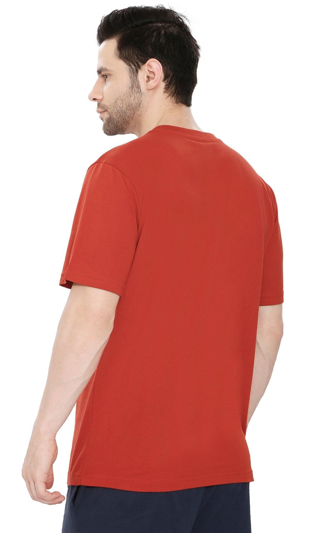 Men's Heavyweight V-Neck T-Shirt with Chest Pocket