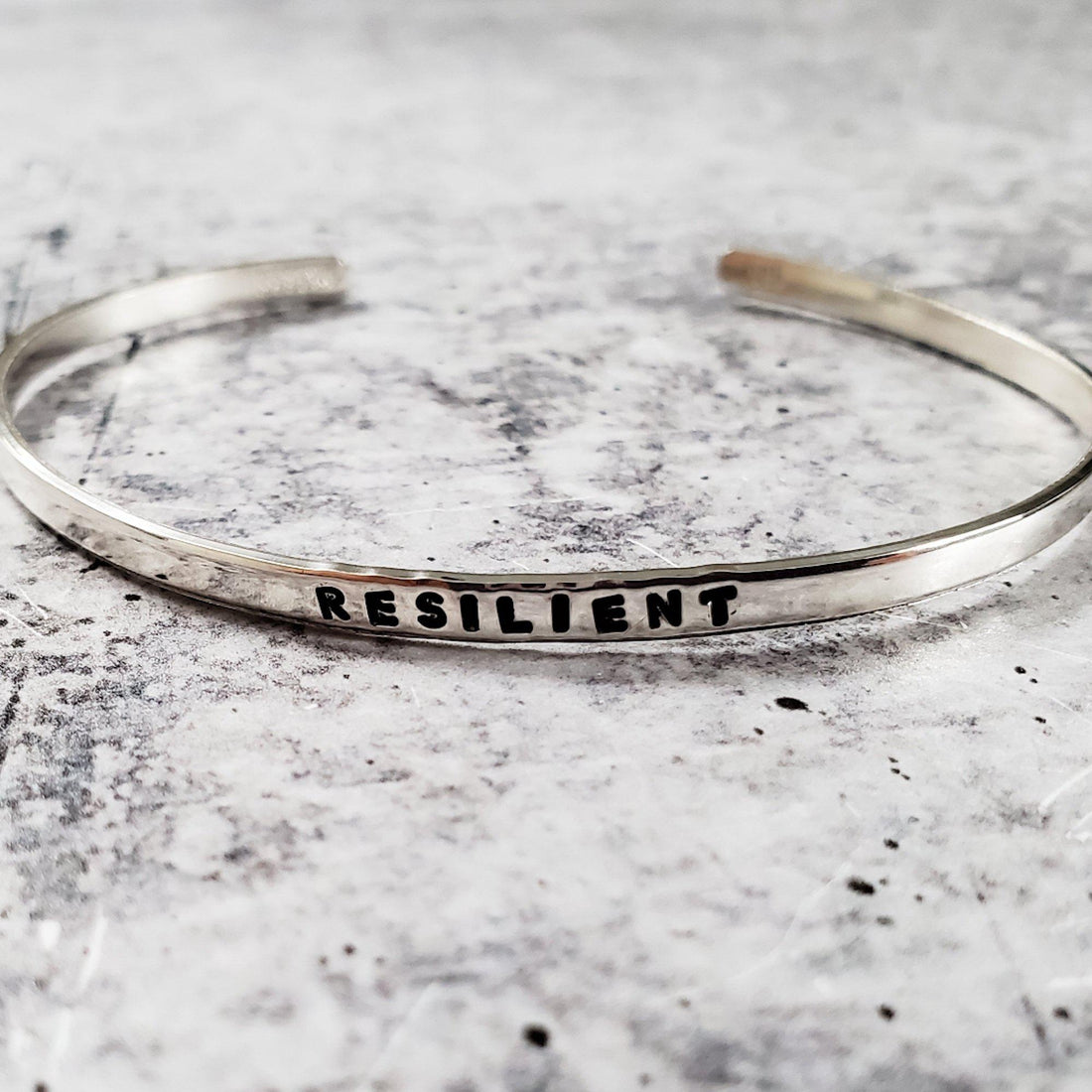 RESILIENT Skinny Cuff Bracelet