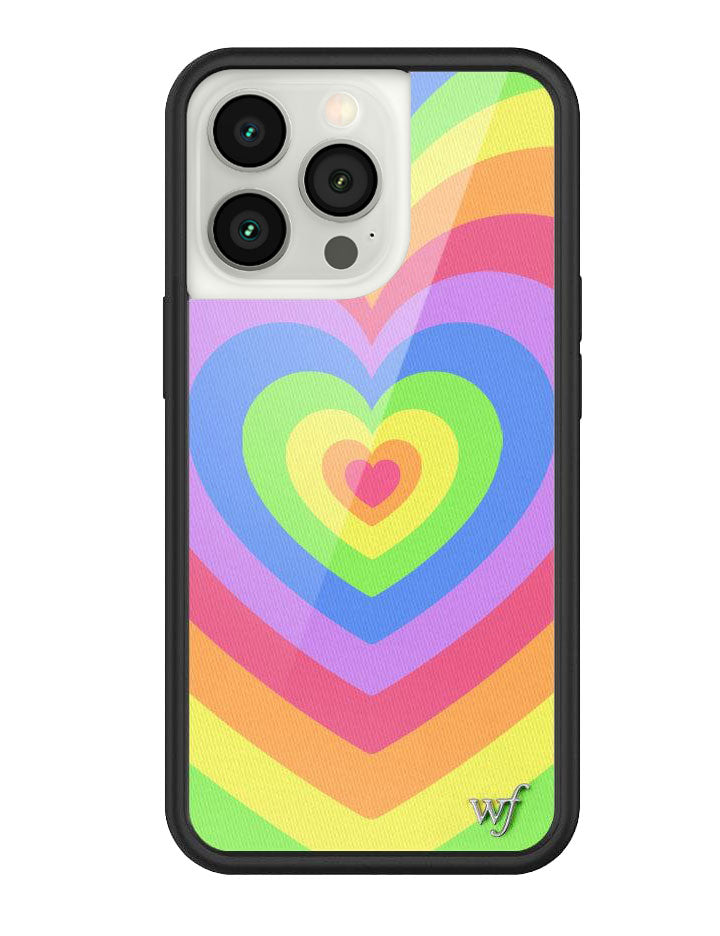 Rainbow Heart Latte Love iPhone Case - Image 3