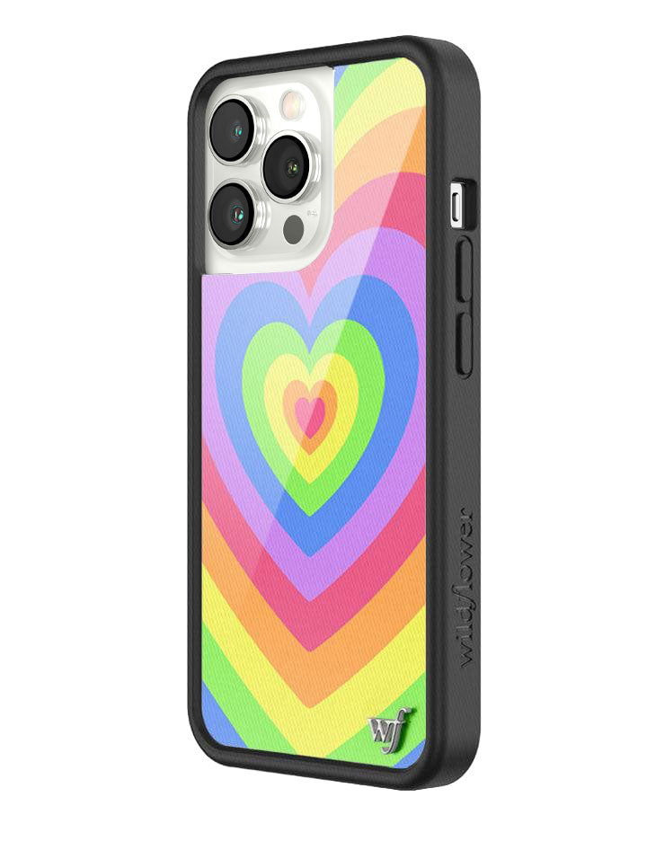 Rainbow Heart Latte Love iPhone Case - Image 4